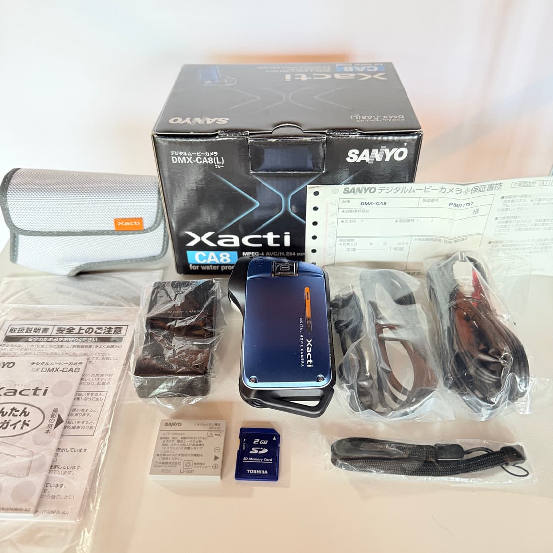 🐬민트급/풀박스✨SANYO Xacti DMX-CA8 블루 🐬작티ca8 상품이미지2