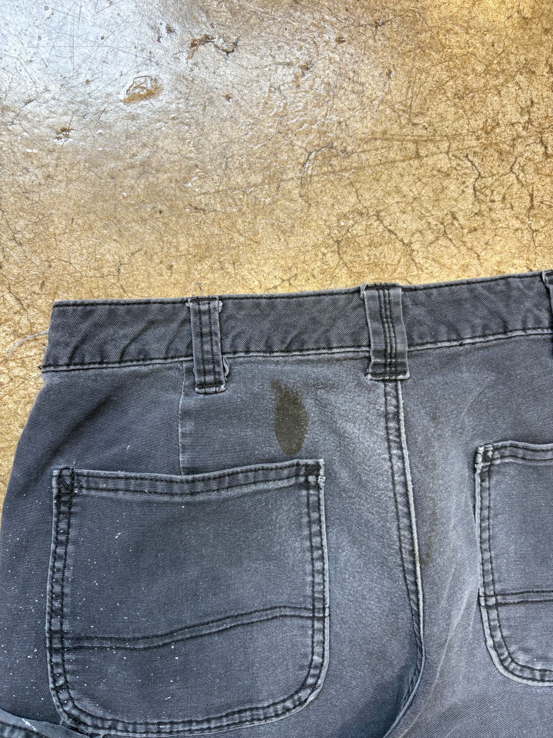 칼하트 페인팅 코튼 더블니 상품이미지6