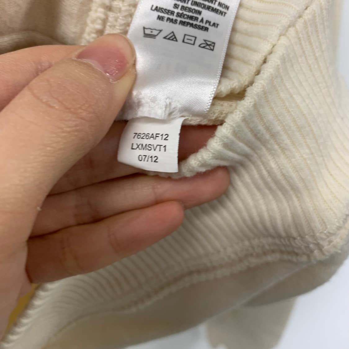 Vintage 빈티지 y2k 와투케 울프죠 크림 후드집업 상품이미지7