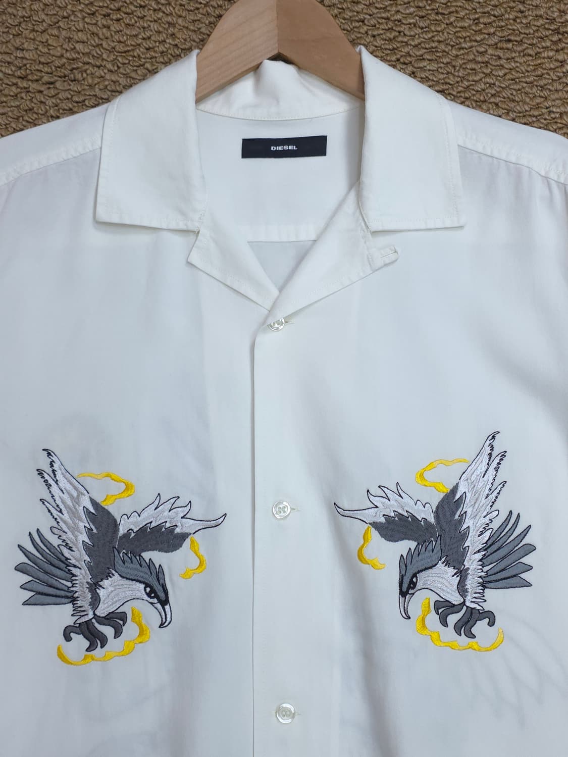 디젤 스페인판 독수리 자수 셔츠 상품이미지2
