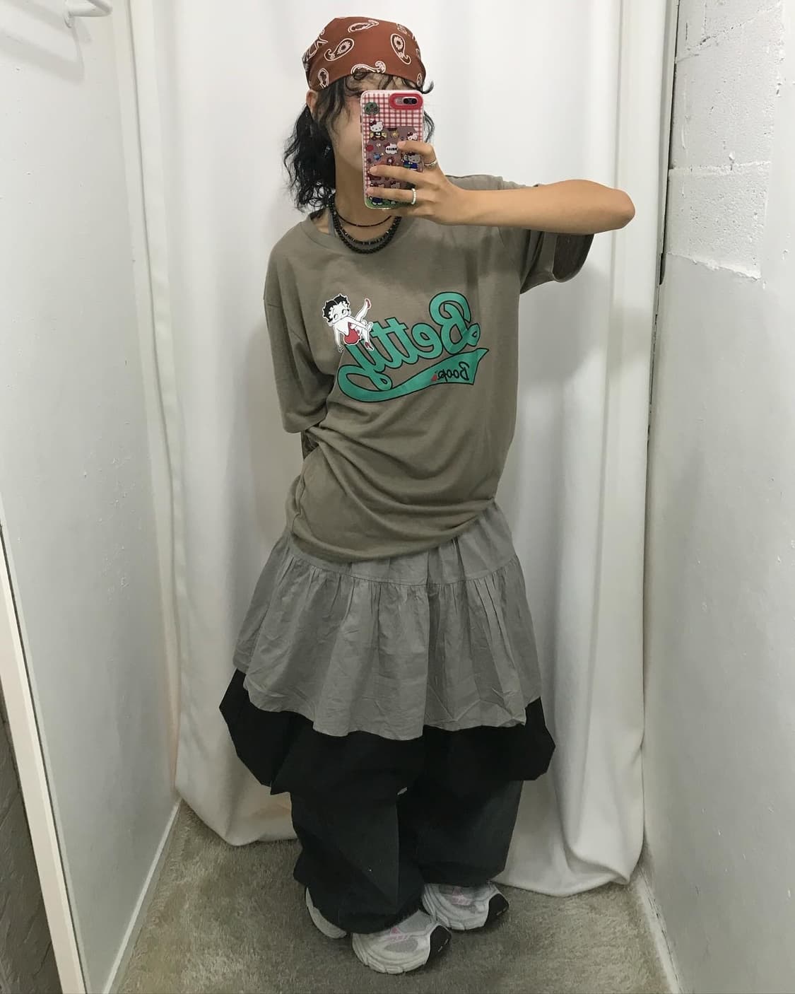 Betty Boop Printing T-shirt ( 새상품 ) 상품이미지4