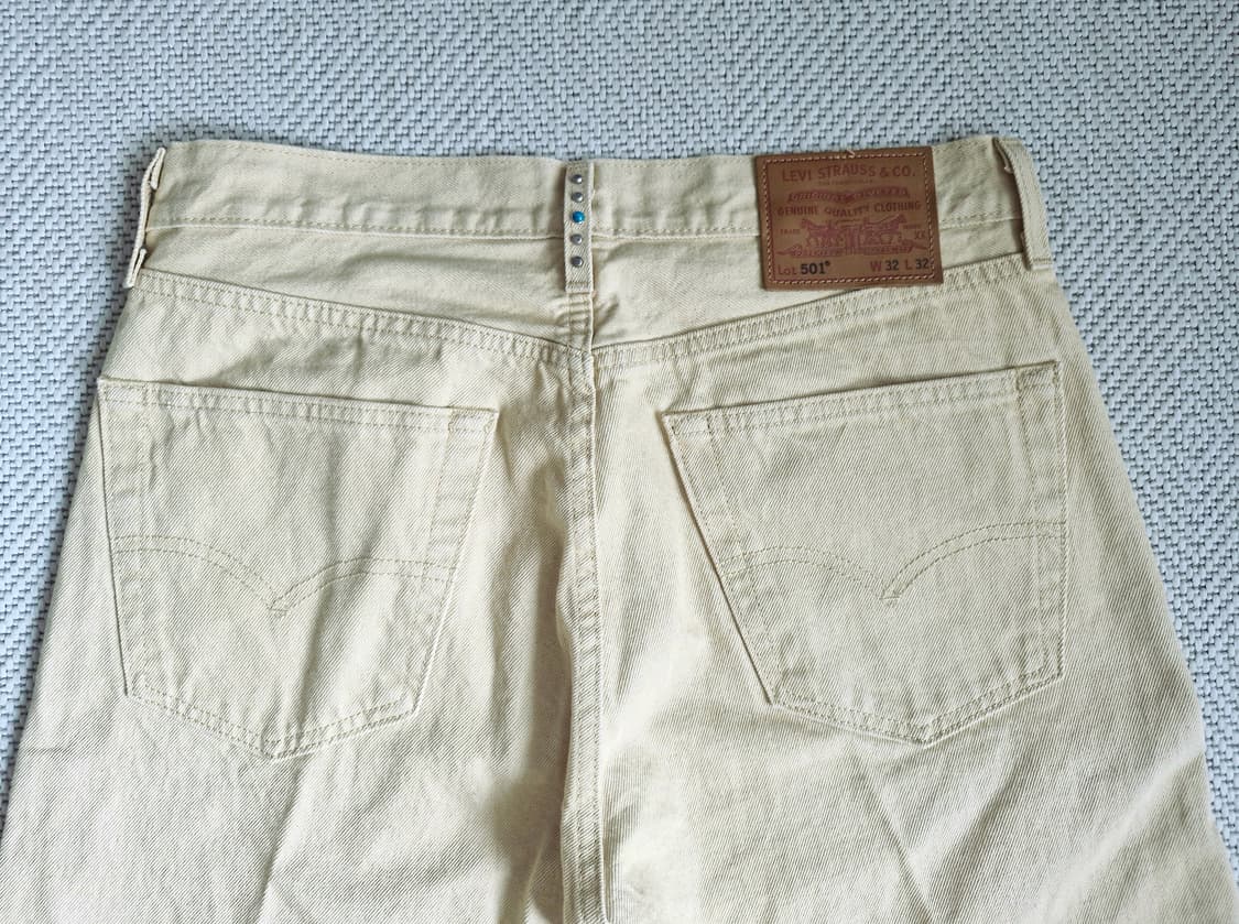 리바이스 프리미엄 501 베이지 W32 미착용제품 상품이미지4