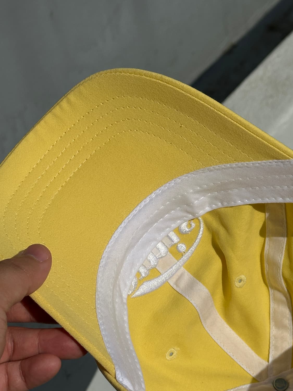 [M] emis 이미스 옐로우 볼캡 모자 상품이미지5