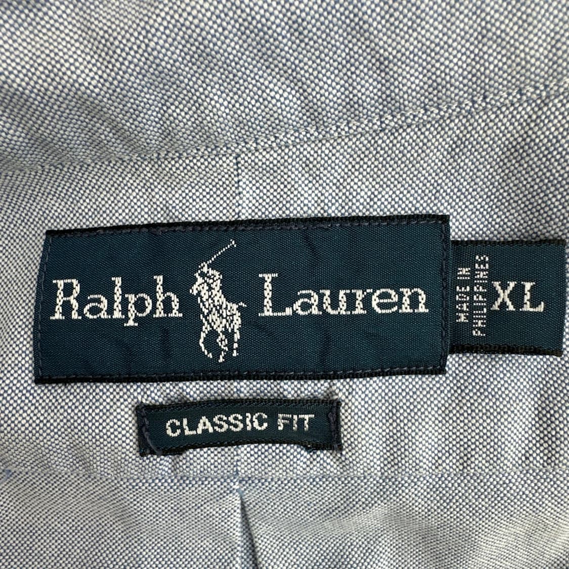 폴로 랄프로렌 클래식핏 멀티포니 자수 옥스퍼드 반팔 셔츠 블루 XL  상품이미지6