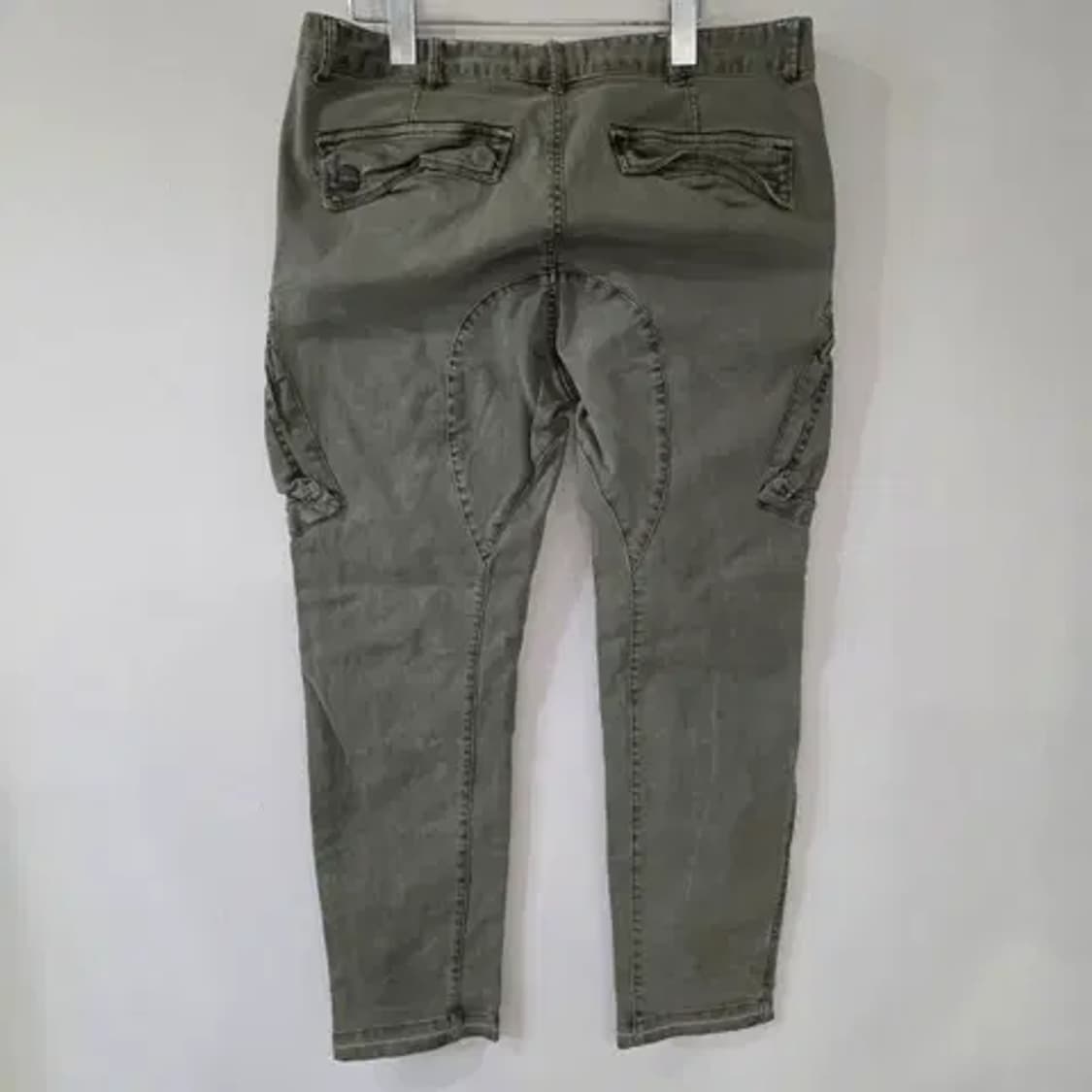 하이드로겐 HYDROGEN 카키 카고 팬츠 XXL 상품이미지4