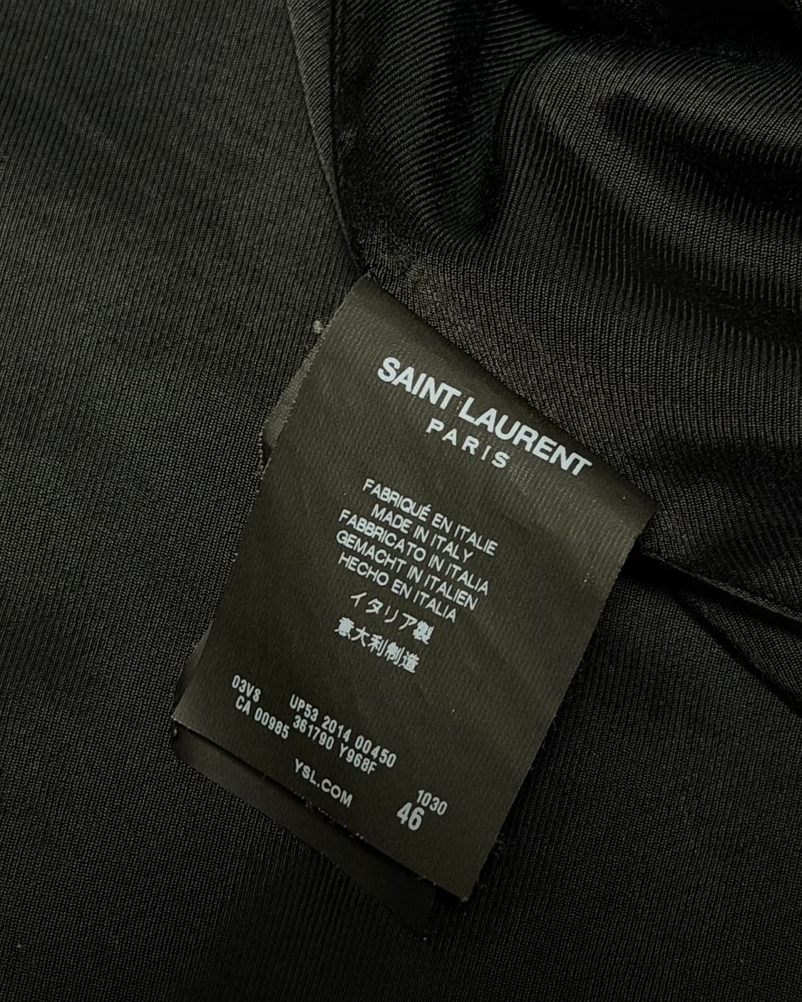 생로랑 14fw 지브라 테디 바시티 자켓 46 상품이미지6