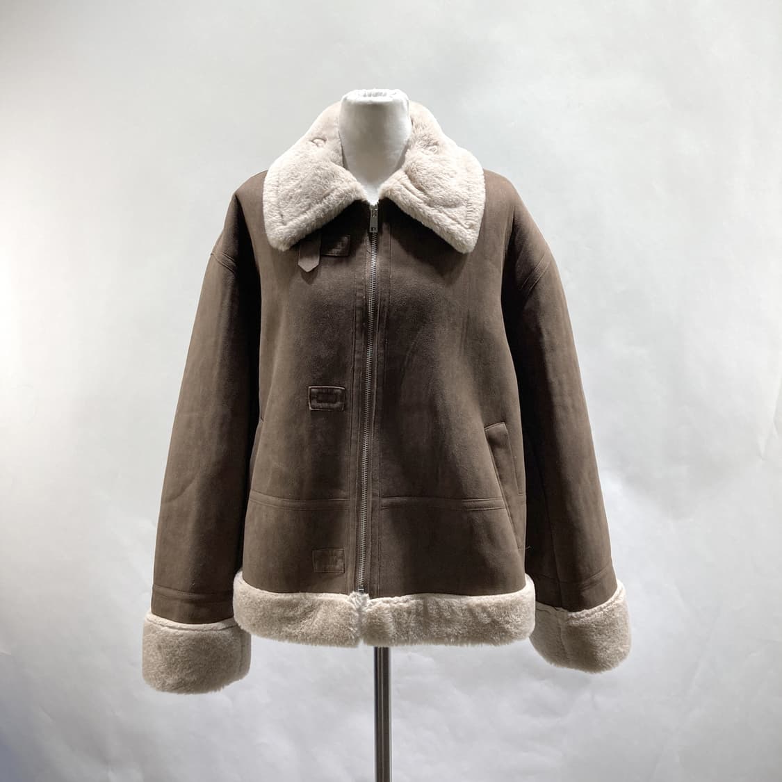 rami j hani 여성 무스탕자켓 브라운 F  상품이미지1