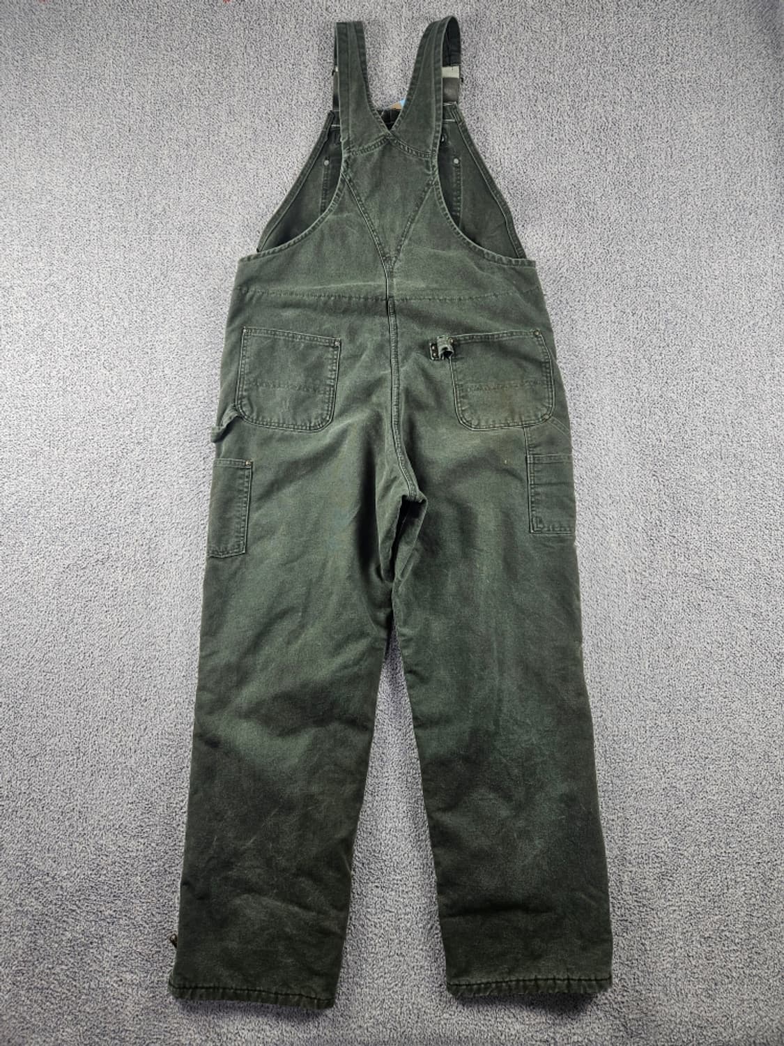 칼하트 R27 덕 캔버스 더블니 오버롤 슈트 (40X34) / 10923 상품이미지10