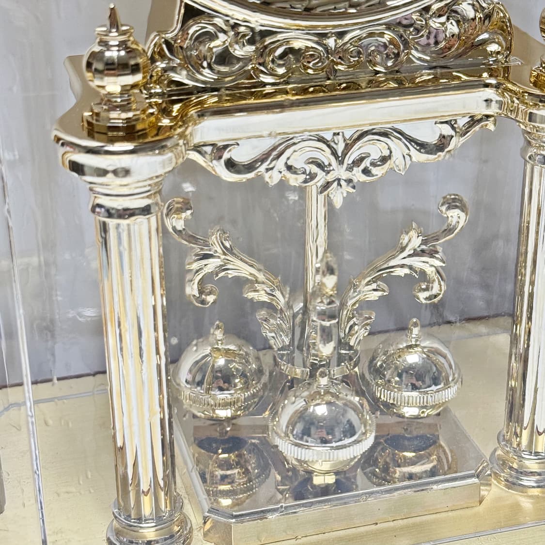 80's90's 세이코 빈티지 세이코 쿼츠 스켈레톤 탁상시계 상품이미지6