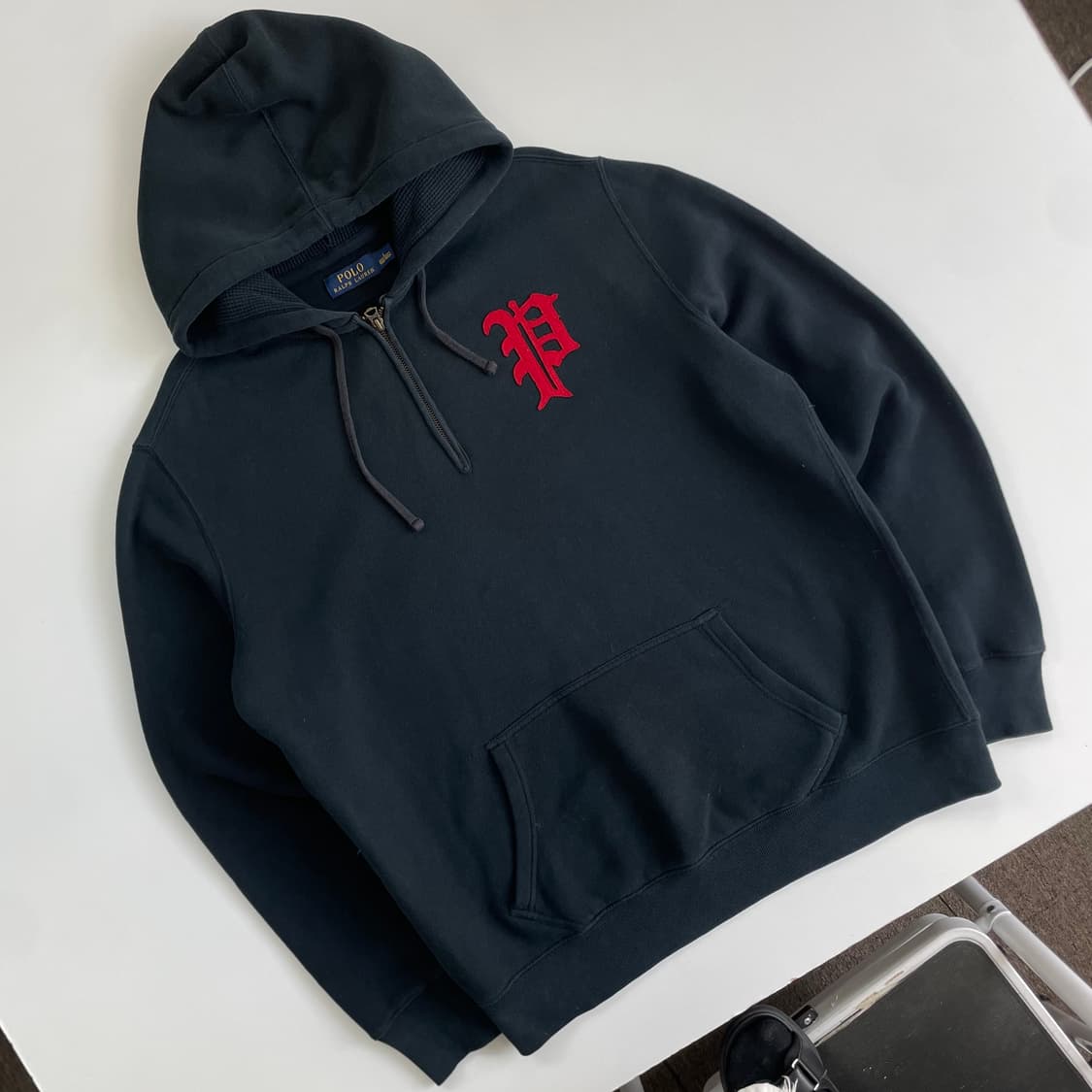 Polo 폴로 랄프로렌 P엠브로이드 집업 후드티 상품이미지1