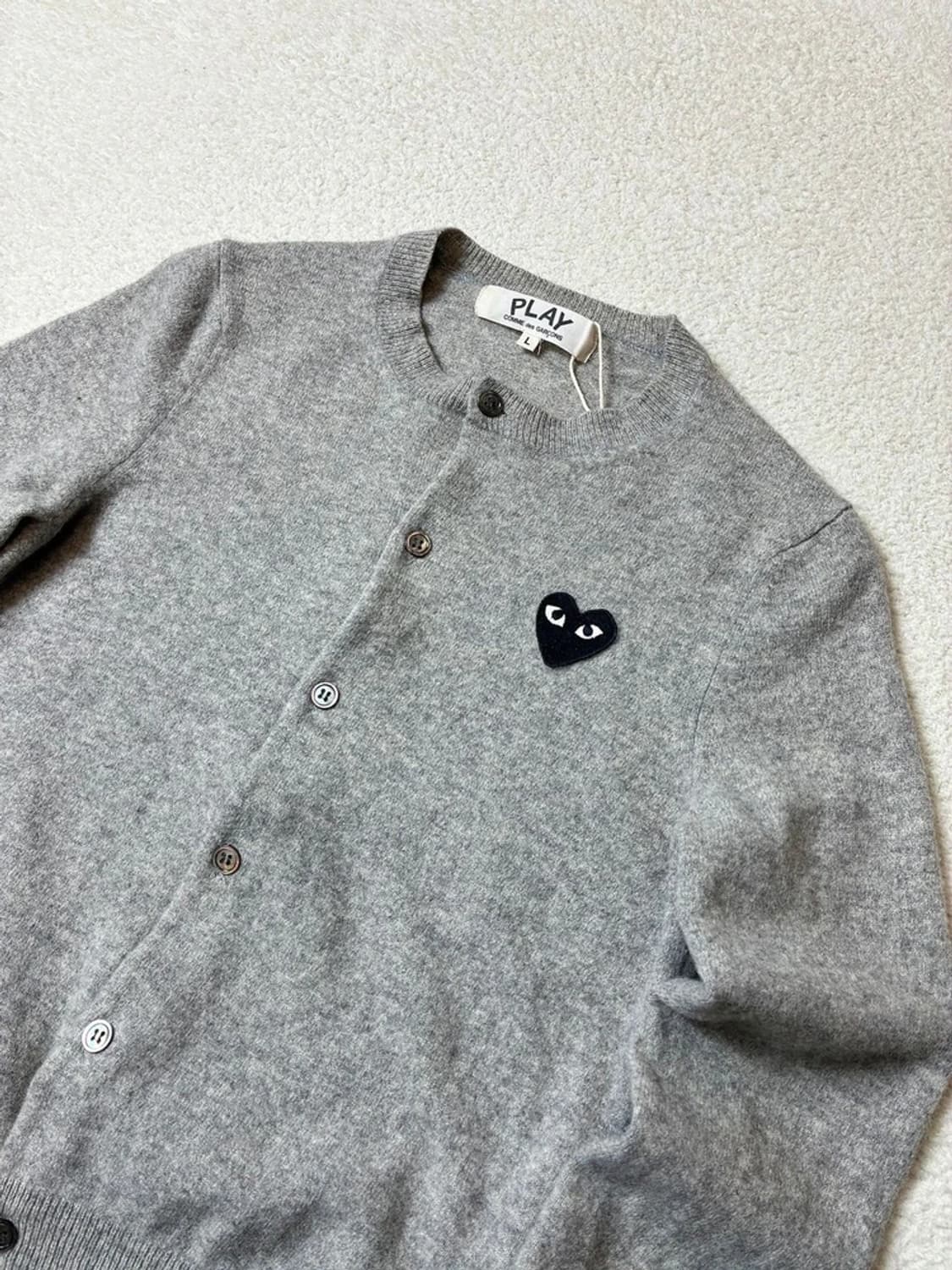 꼼데가르송 하트 로고 니트 가디건 PN6507    상품이미지2