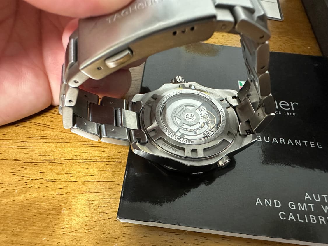 태그호이어 구형아쿠아레이서 waj2110 상품이미지8