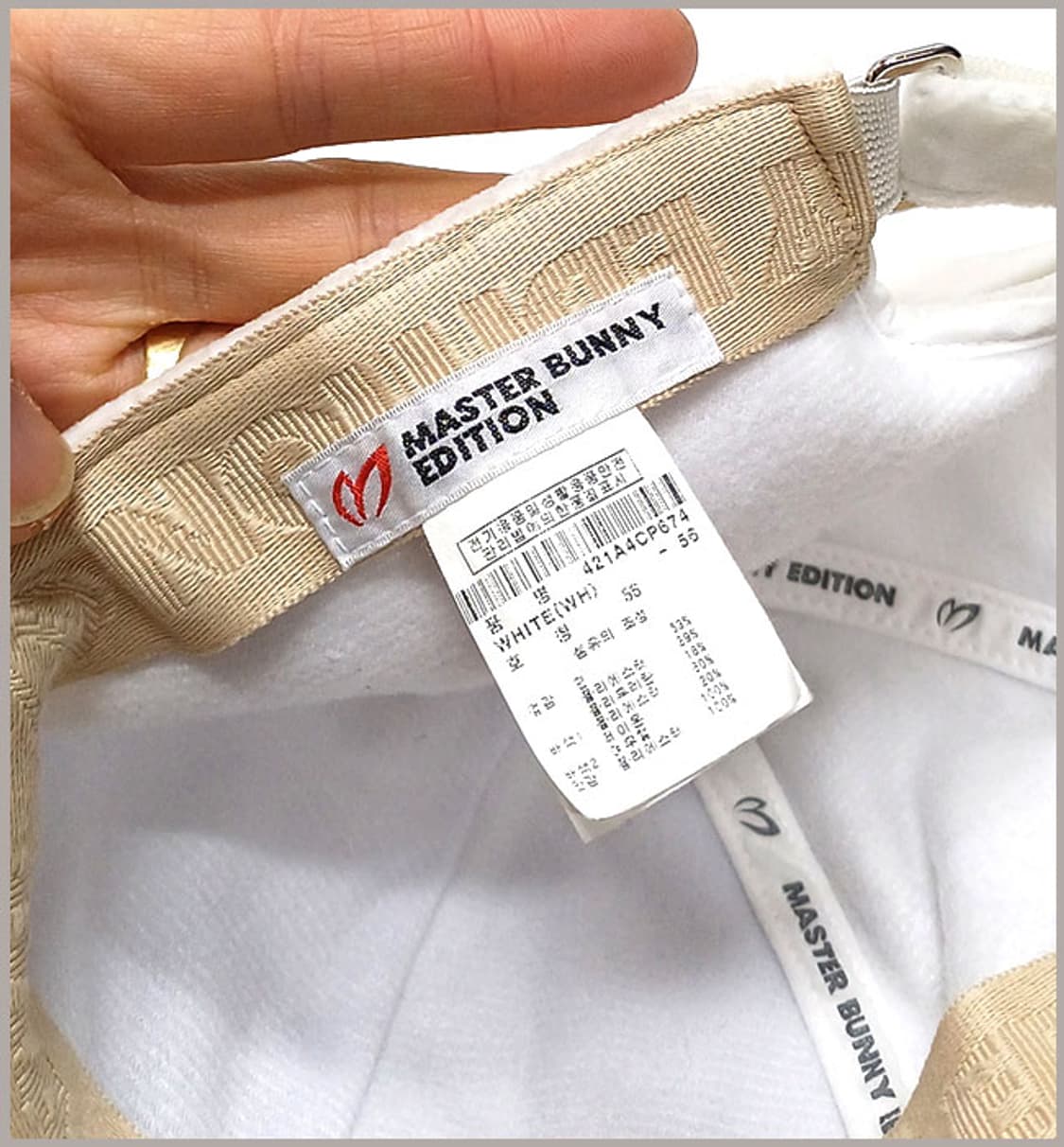 마스터버니 정품 여성 골프 모자 K-102 상품이미지6