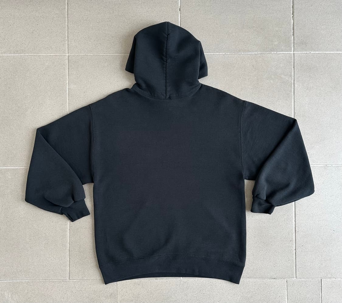 90s 빈티지 러셀 후드 블랙 L USA 상품이미지2