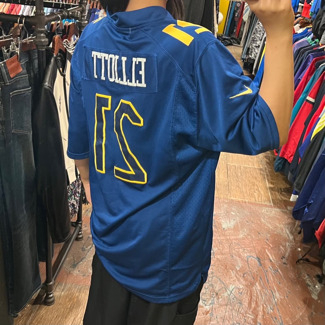 [HI]NFL 풋볼져지 반팔티 블루 상품이미지5