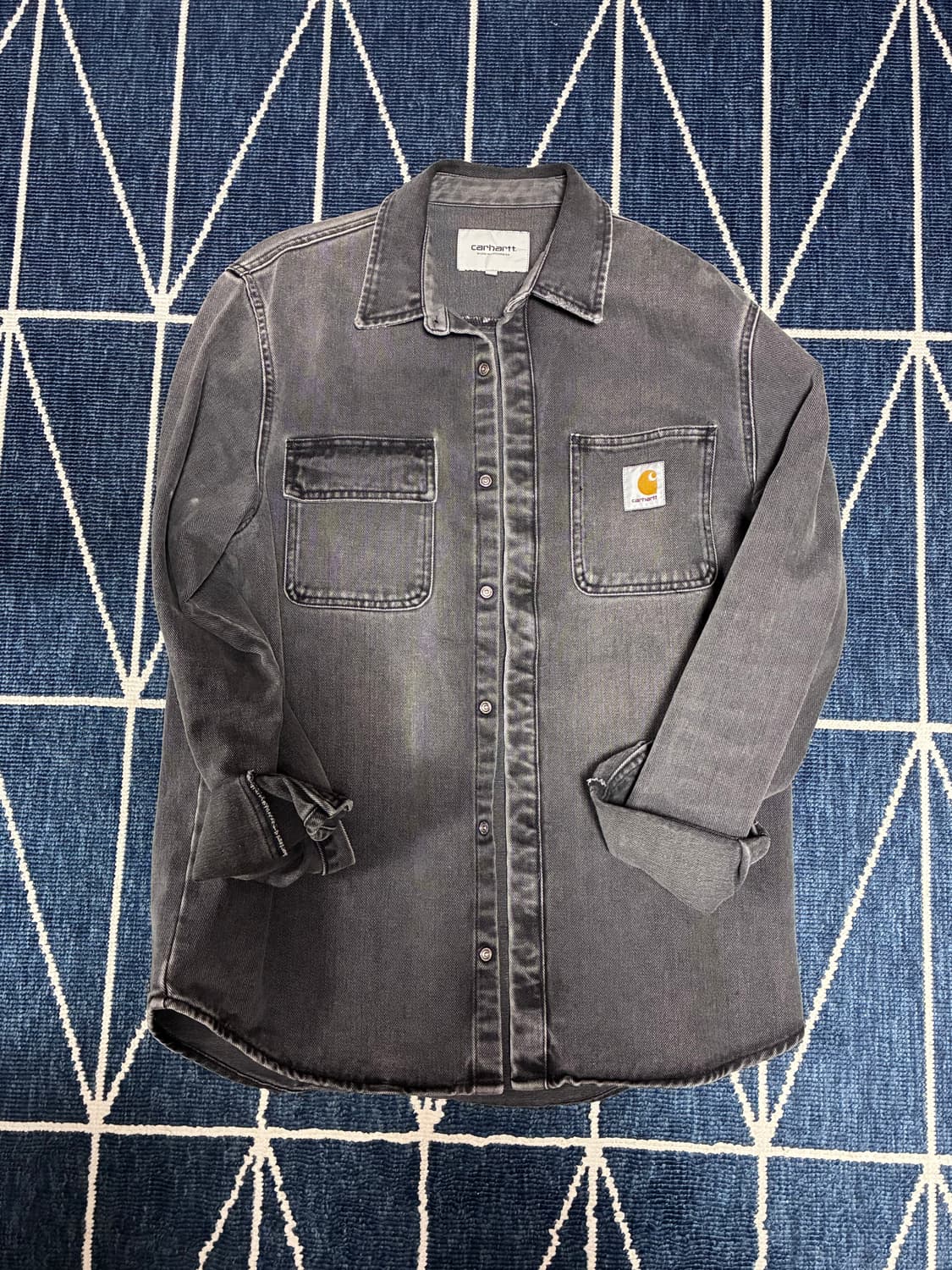 칼하트wip 데님 셔츠자켓 M 상품이미지2