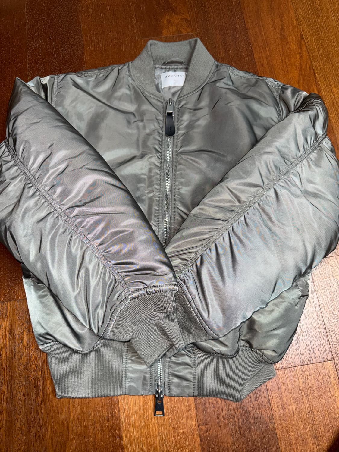 자바나스 ma-1 L 그레이쉬 카키 상품이미지2