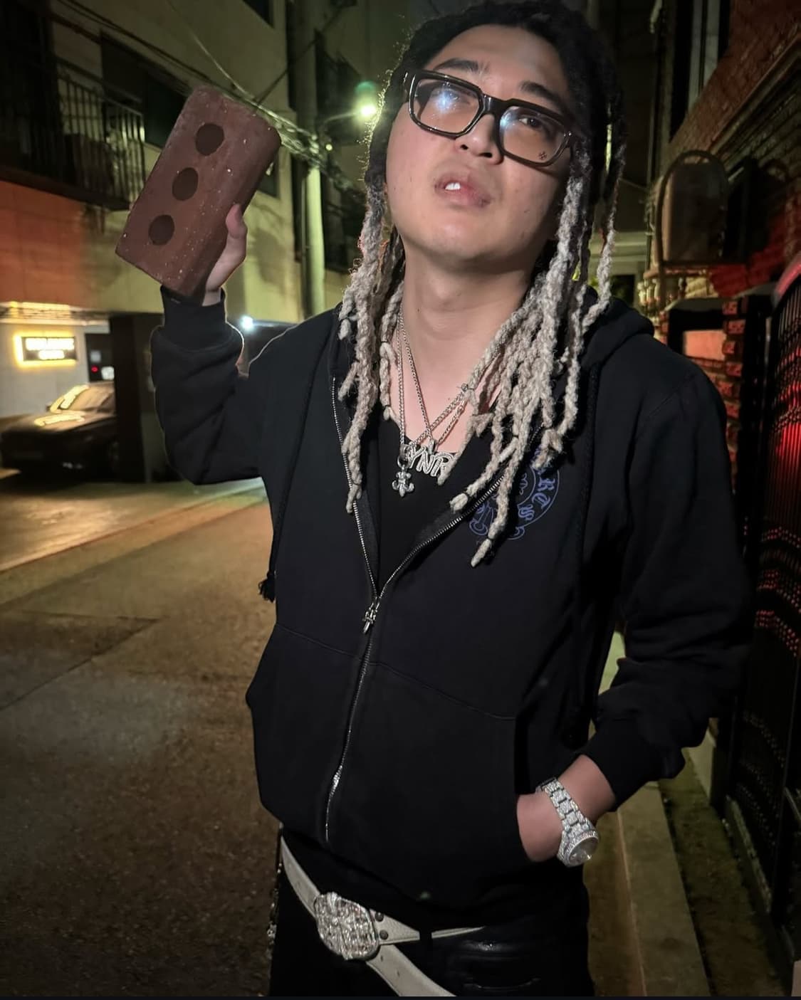 크롬하츠 2 Thick (투띡) 안경 - (언에듀, 로얄44 착용) 상품이미지1