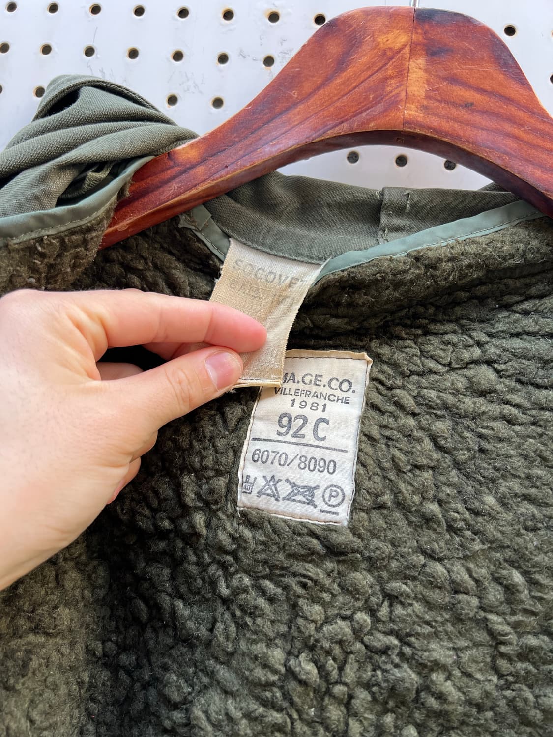 80s FRENCH ARMY M-64 MILITARY 오리지널개파카 상품이미지10