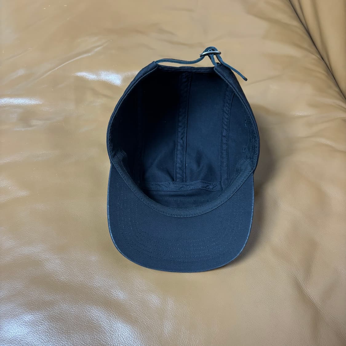Supreme 슈프림 워시드 블랙 캠프캡 모자 (Washed Black) 상품이미지6