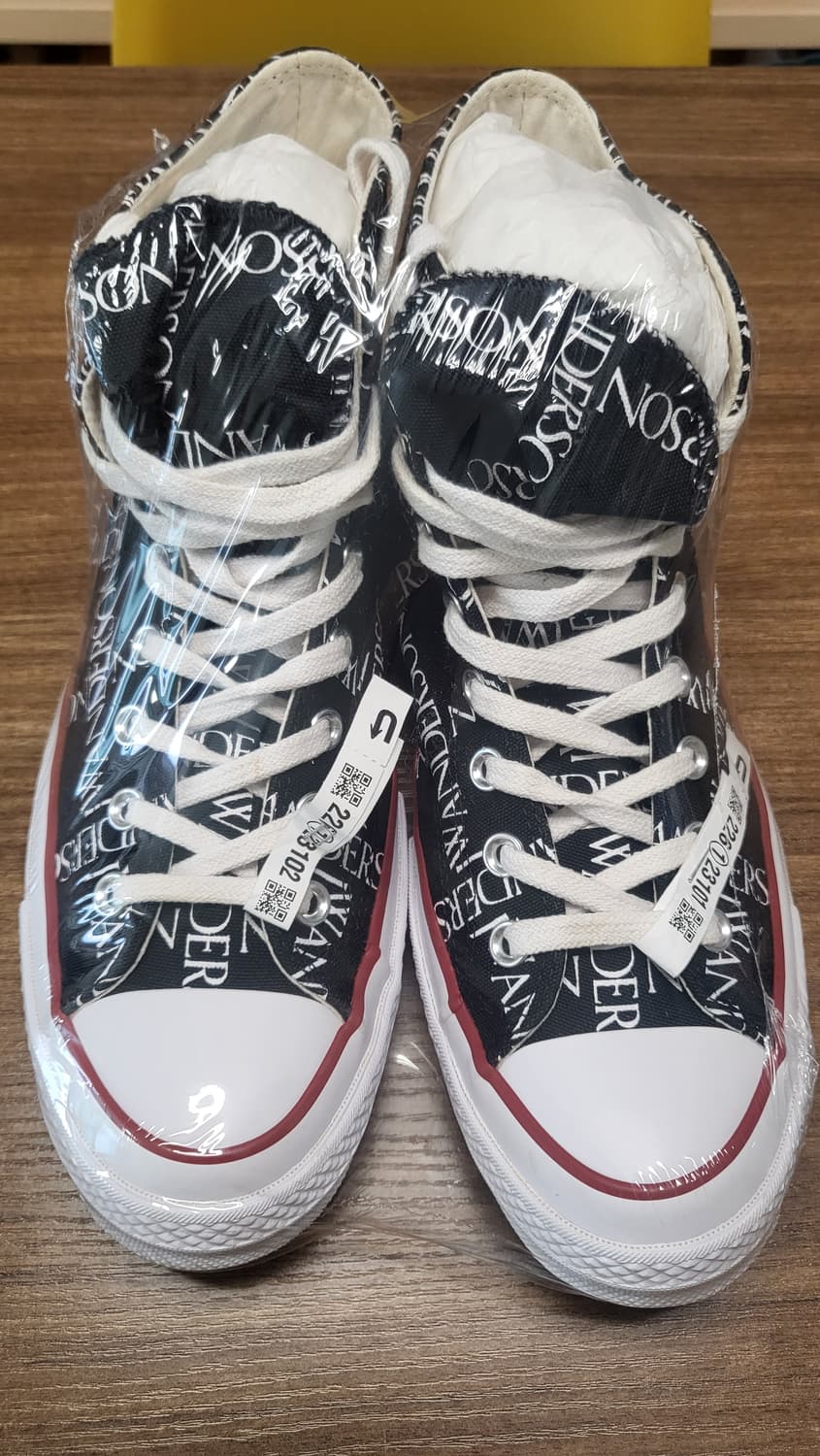 컨버스 x JW앤더슨 하이 블랙 상품이미지2