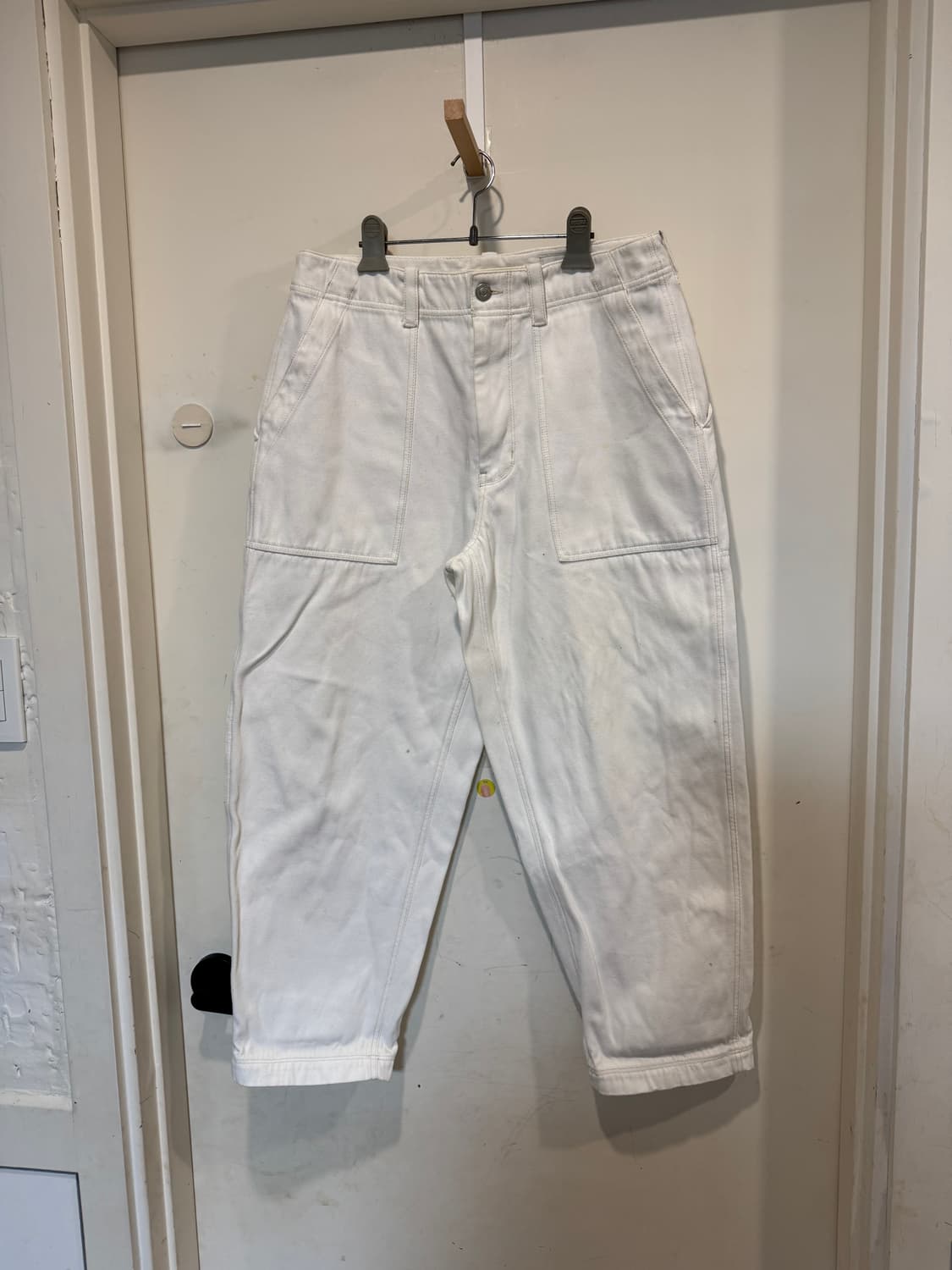 루트파인더 rootfinder 화이트 데님 팬츠 상품이미지1