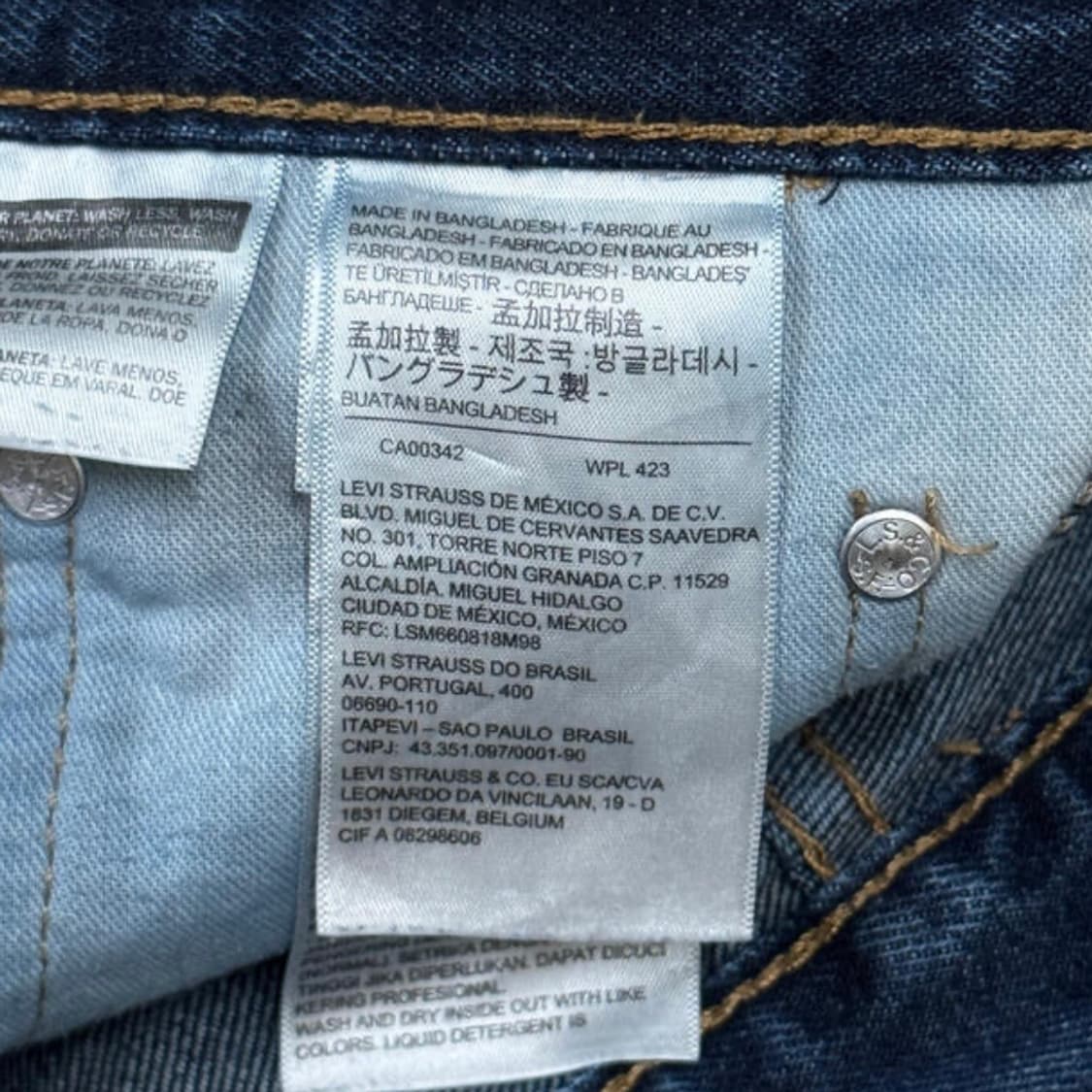 (31) 리바이스 517 부츠컷 데님 진청 워싱 상품이미지7