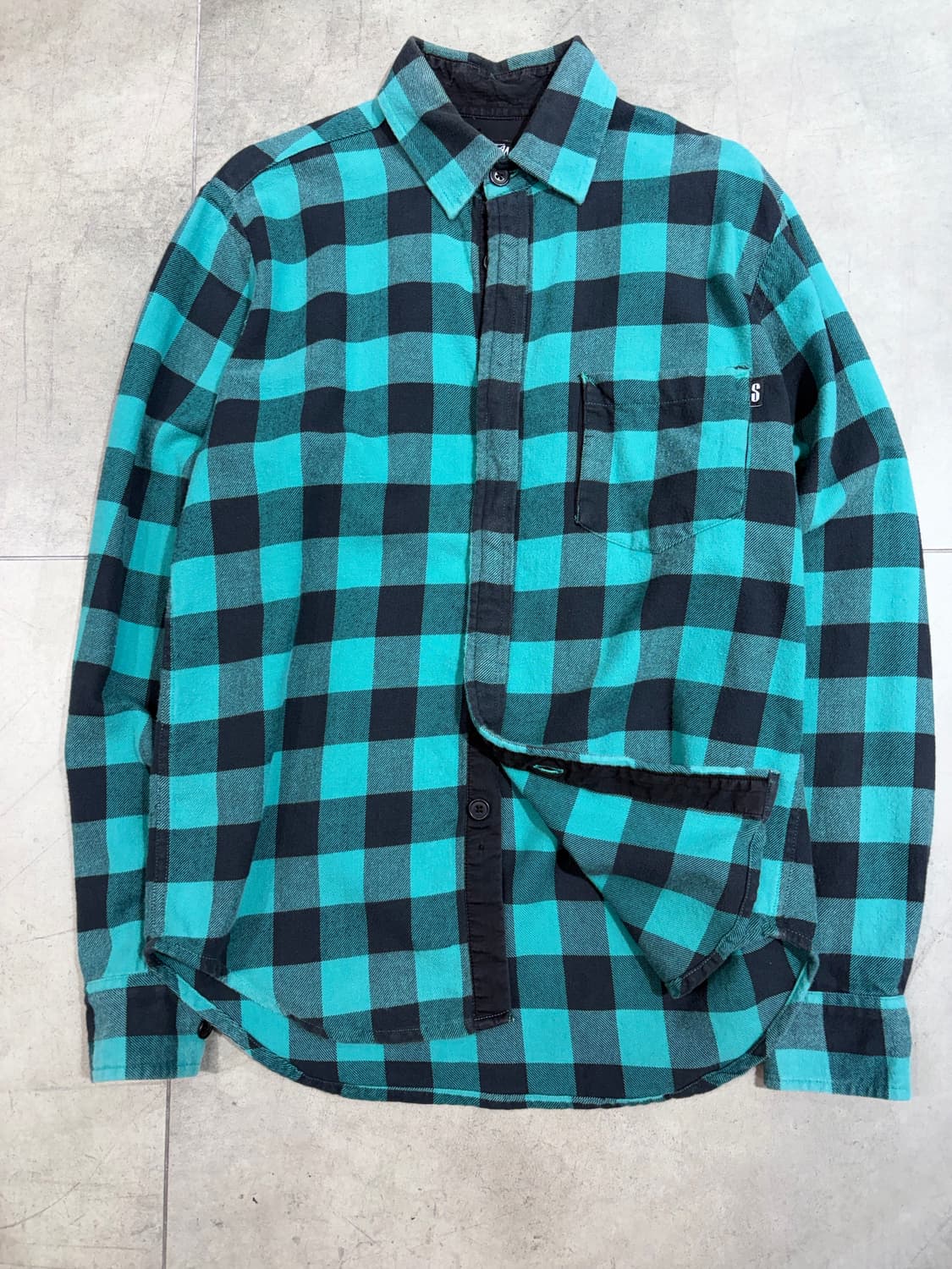 10s 스투시 플란넬 셔츠 상품이미지1