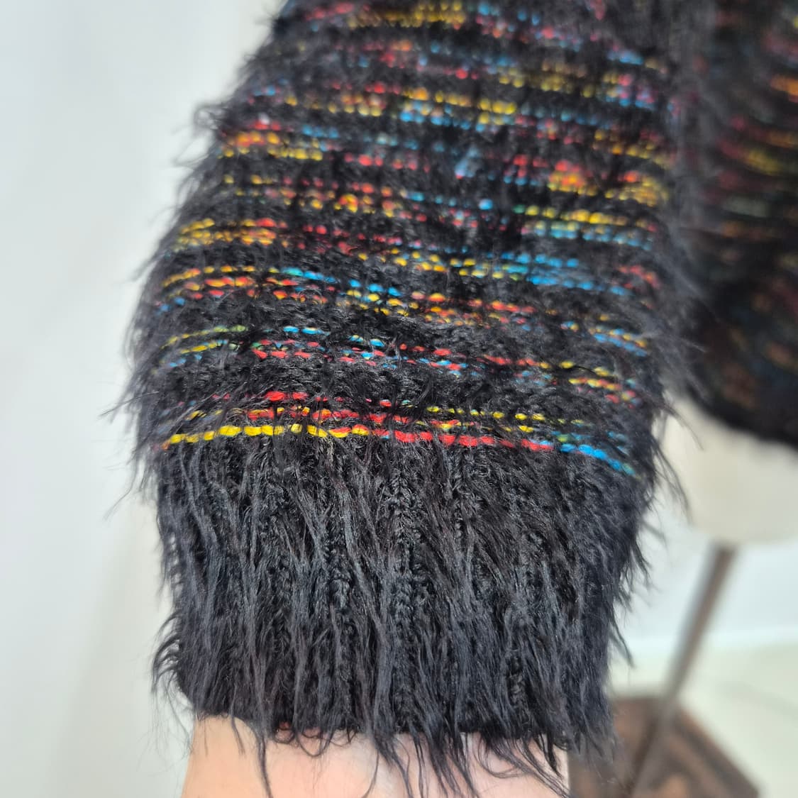 멀티컬러 루즈핏 니트 스웨터 상품이미지5