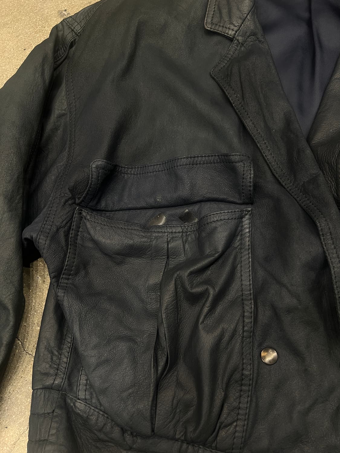 빈티지 Gimo’s 가죽 자켓🇮🇹 상품이미지4