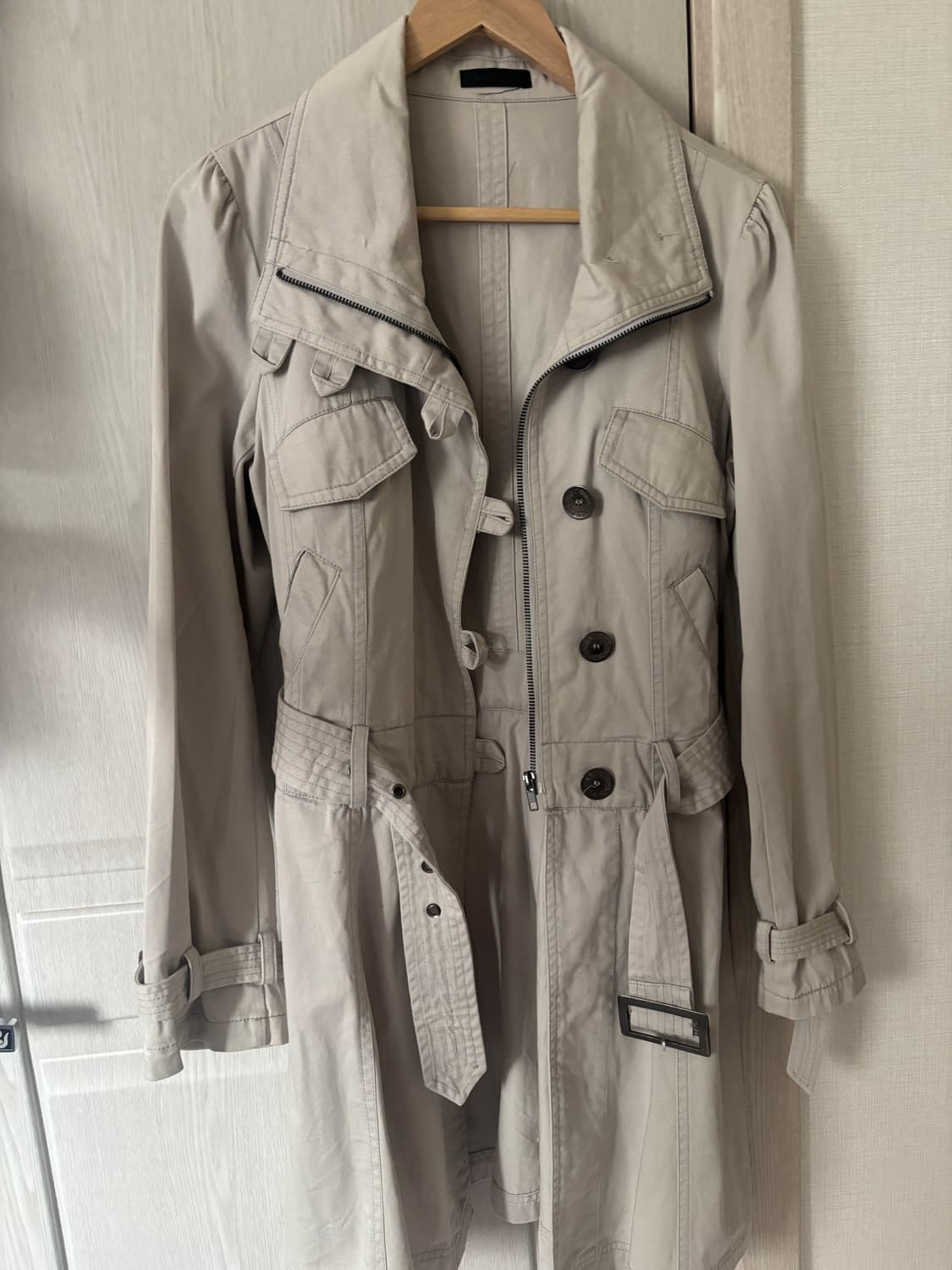 아메카지 야상 트렌치코트 상품이미지3