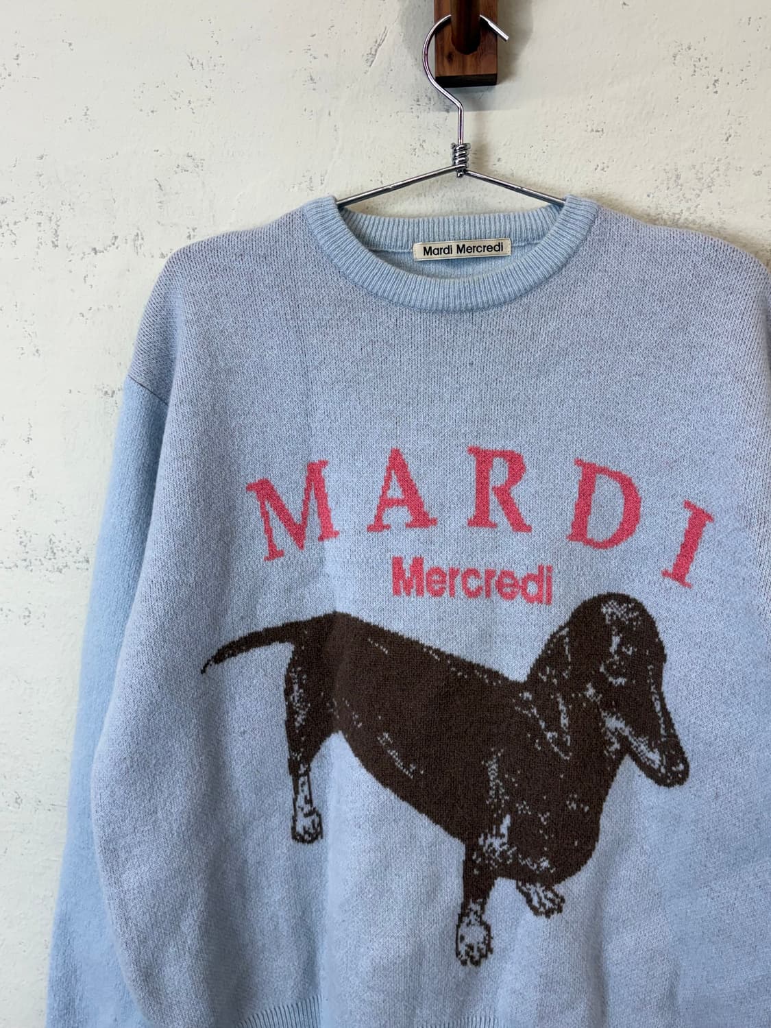 마르디메크르디 캐시미어 혼방 닥스훈트 니트 상품이미지4