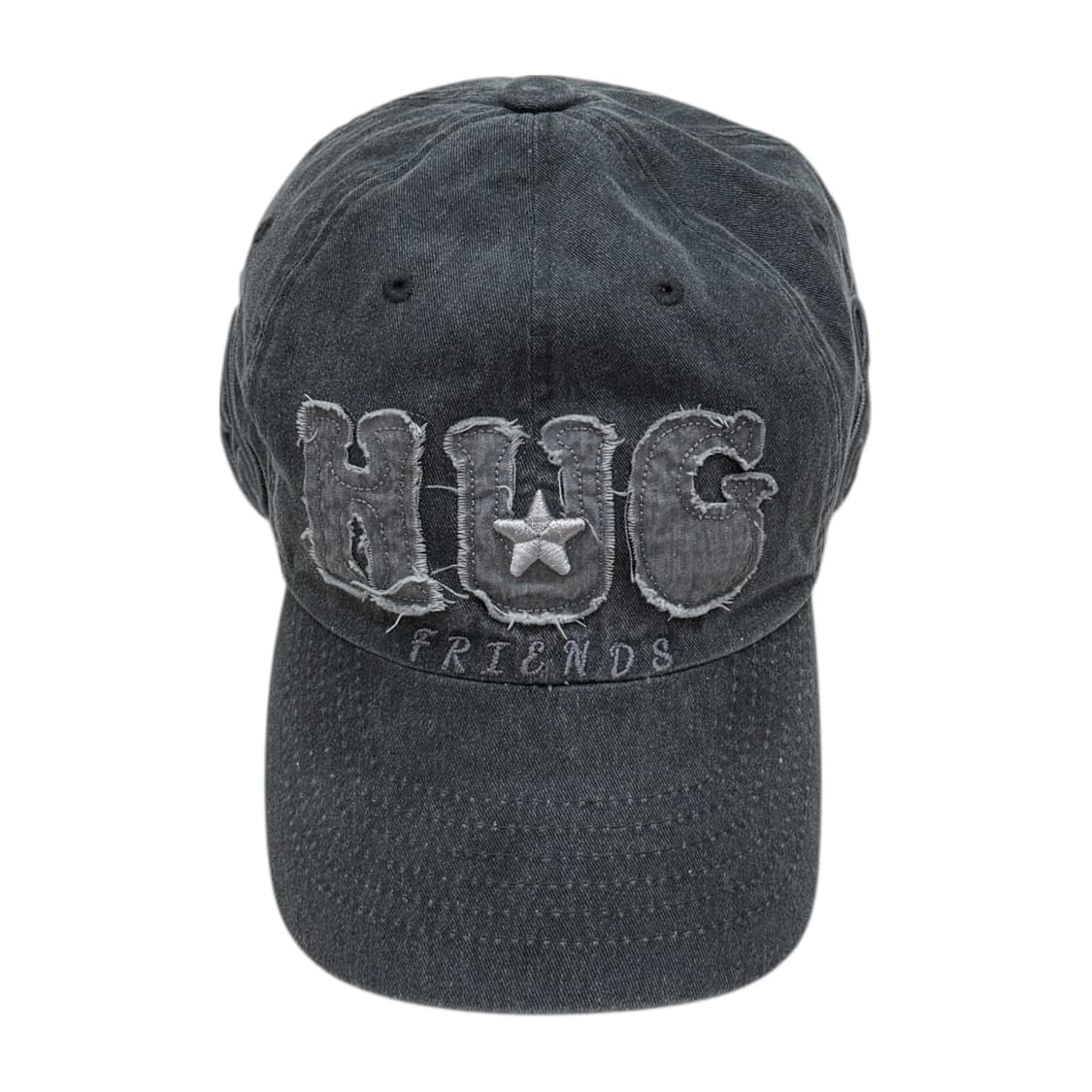 허그유어스킨 허그 프렌즈 캡 모자 차콜 상품이미지1