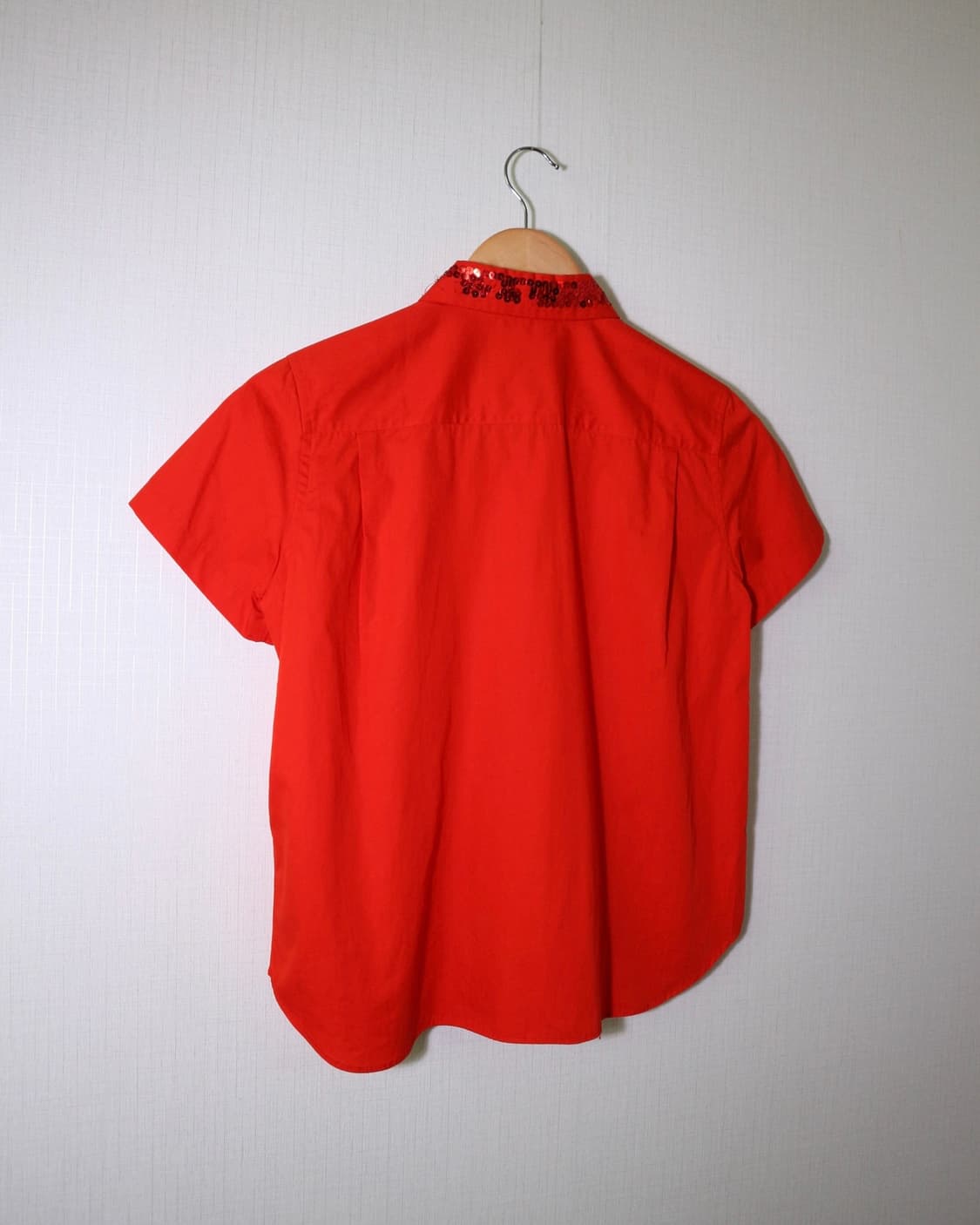 Tricot 2001 Red Short-Sleeve Shirt 상품이미지4