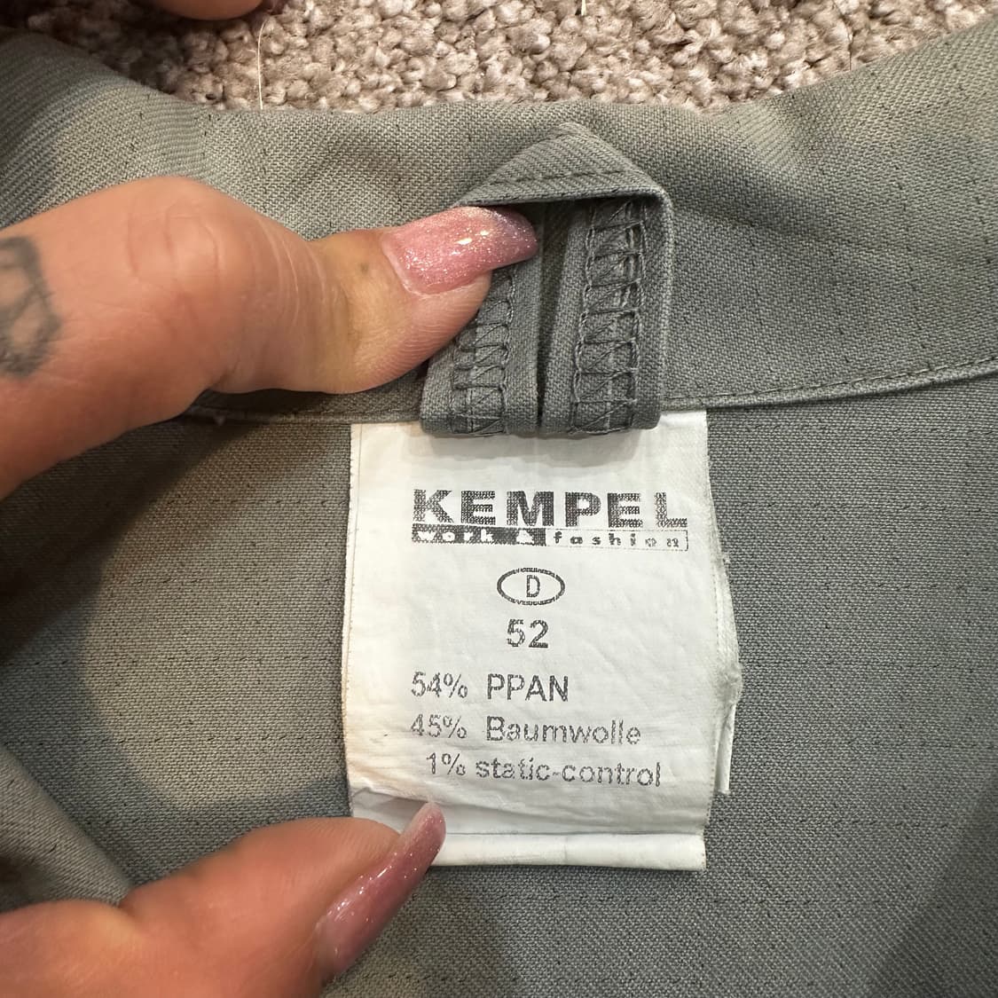 켐펠 미디엄그레이 워크 자켓L 상품이미지2