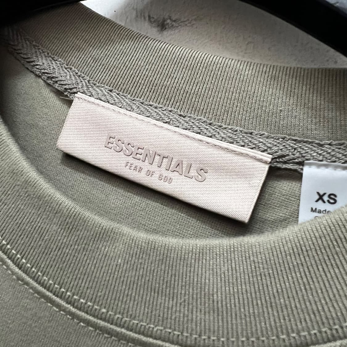 피어오브갓 에센셜 로고 반팔티 XS 상품이미지5