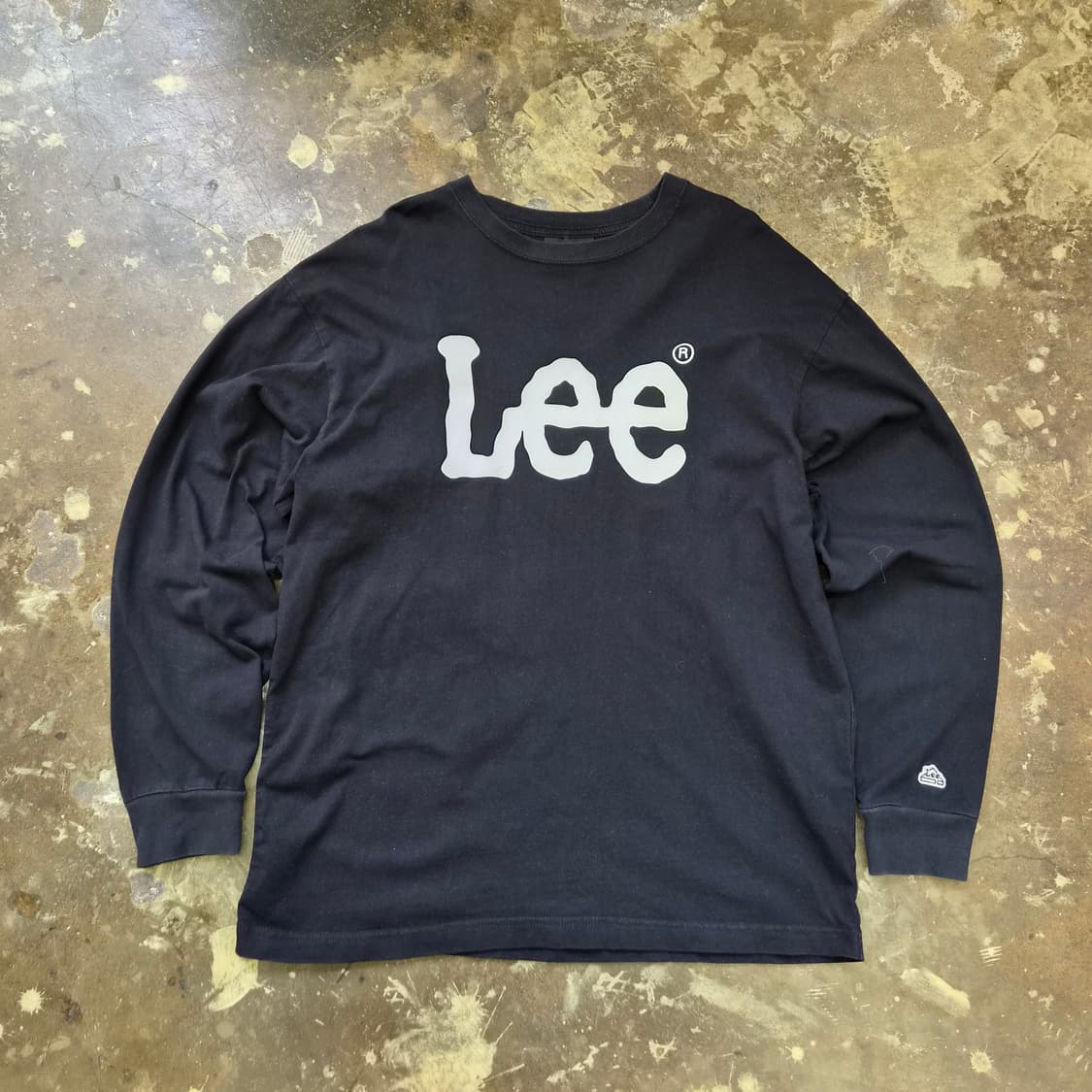 M) Lee 빅로고 루즈핏 긴팔 티셔츠 라운드티 리 티셔츠 상품이미지2