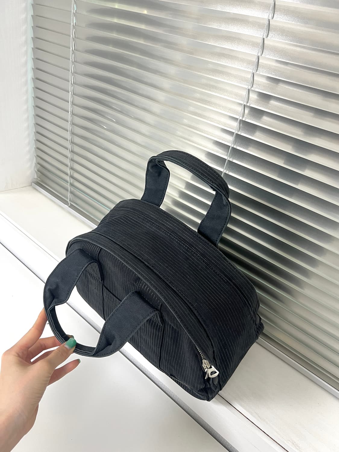 PORTER-TOTE BAG S (Washed Stripe Black) 상품이미지7