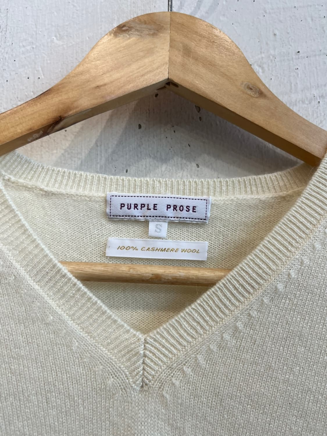 PURPLE PROSE JPN 캐시미어100% 니트 우먼즈  상품이미지2