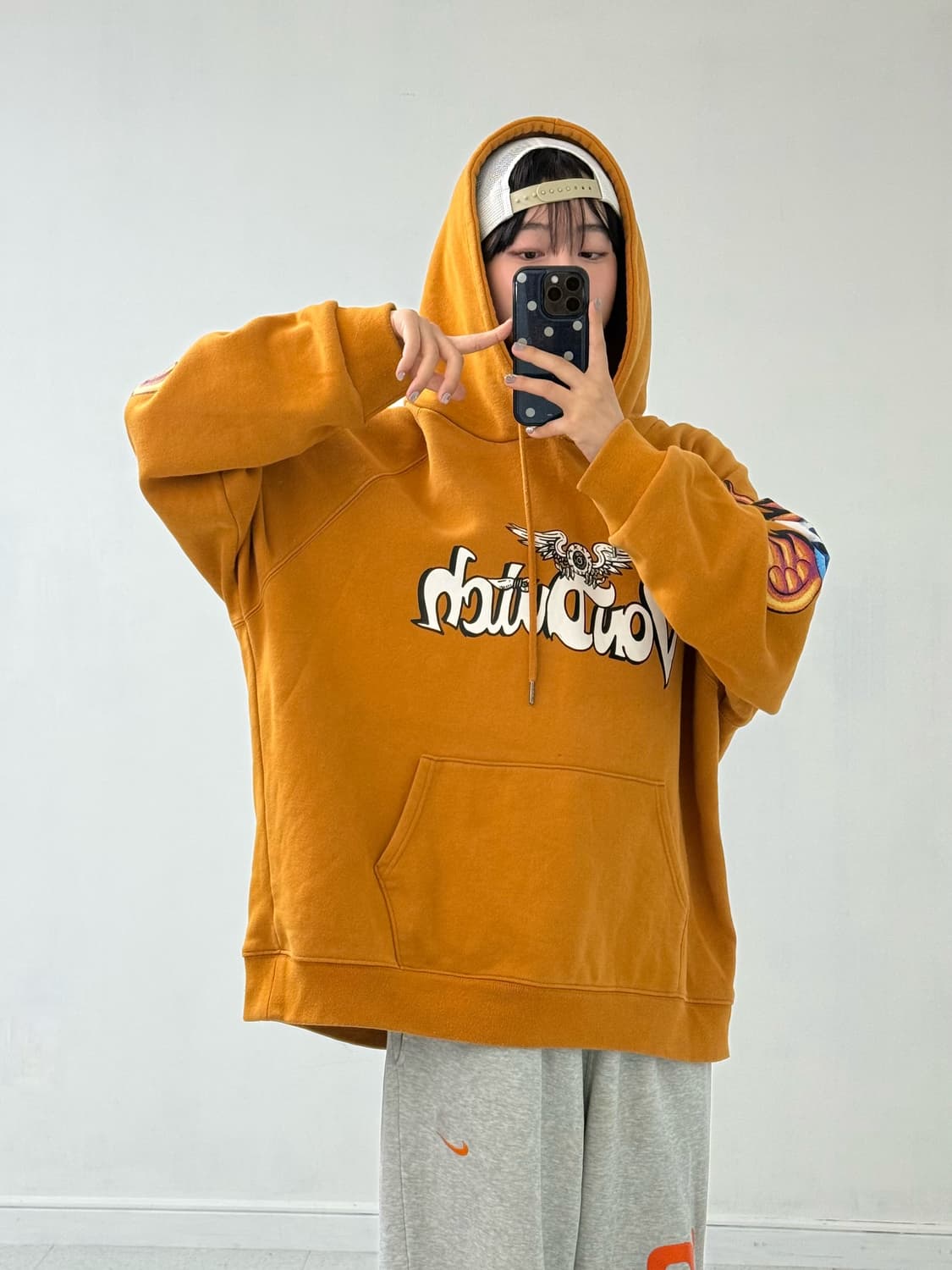 본더치 00‘s 오버핏 후드티 상품이미지4