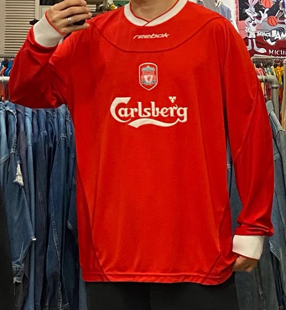 새상품급 재입고 2003년 리복 리버풀 홈 제라드 긴팔 상품이미지5