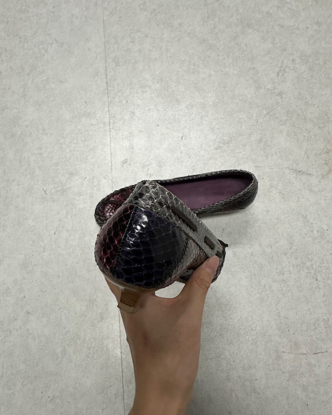 Miu miu 뱀피 상품이미지6