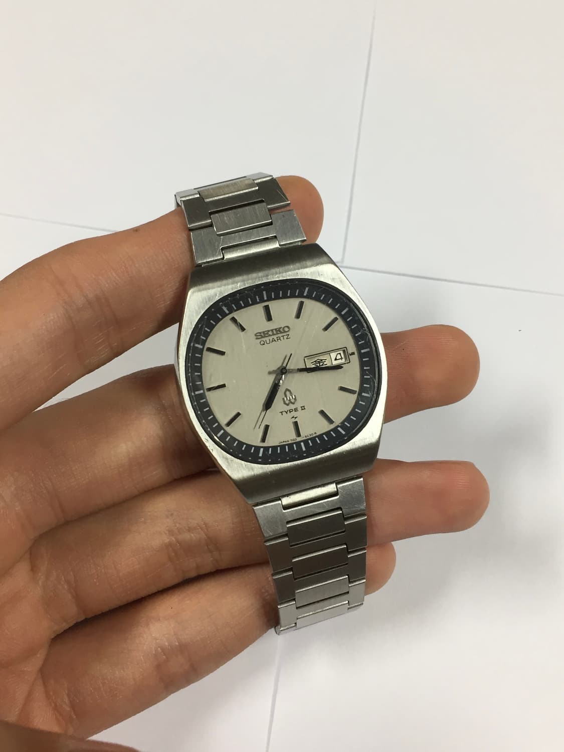 70s seiko type 2 quartz sports day-date 상품이미지1
