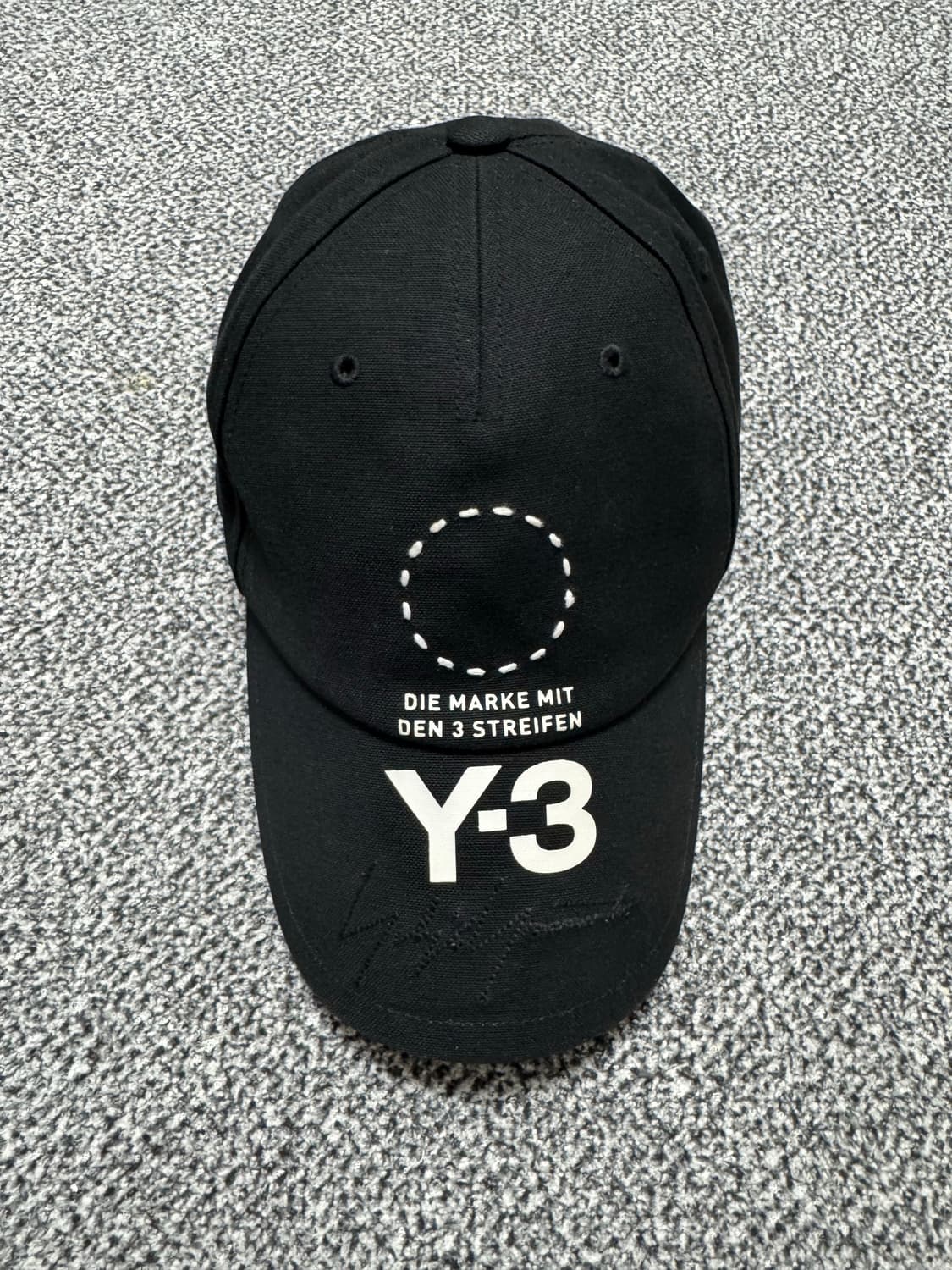 Y-3 아디다스X요지야마모토 블랙 볼캡  상품이미지1