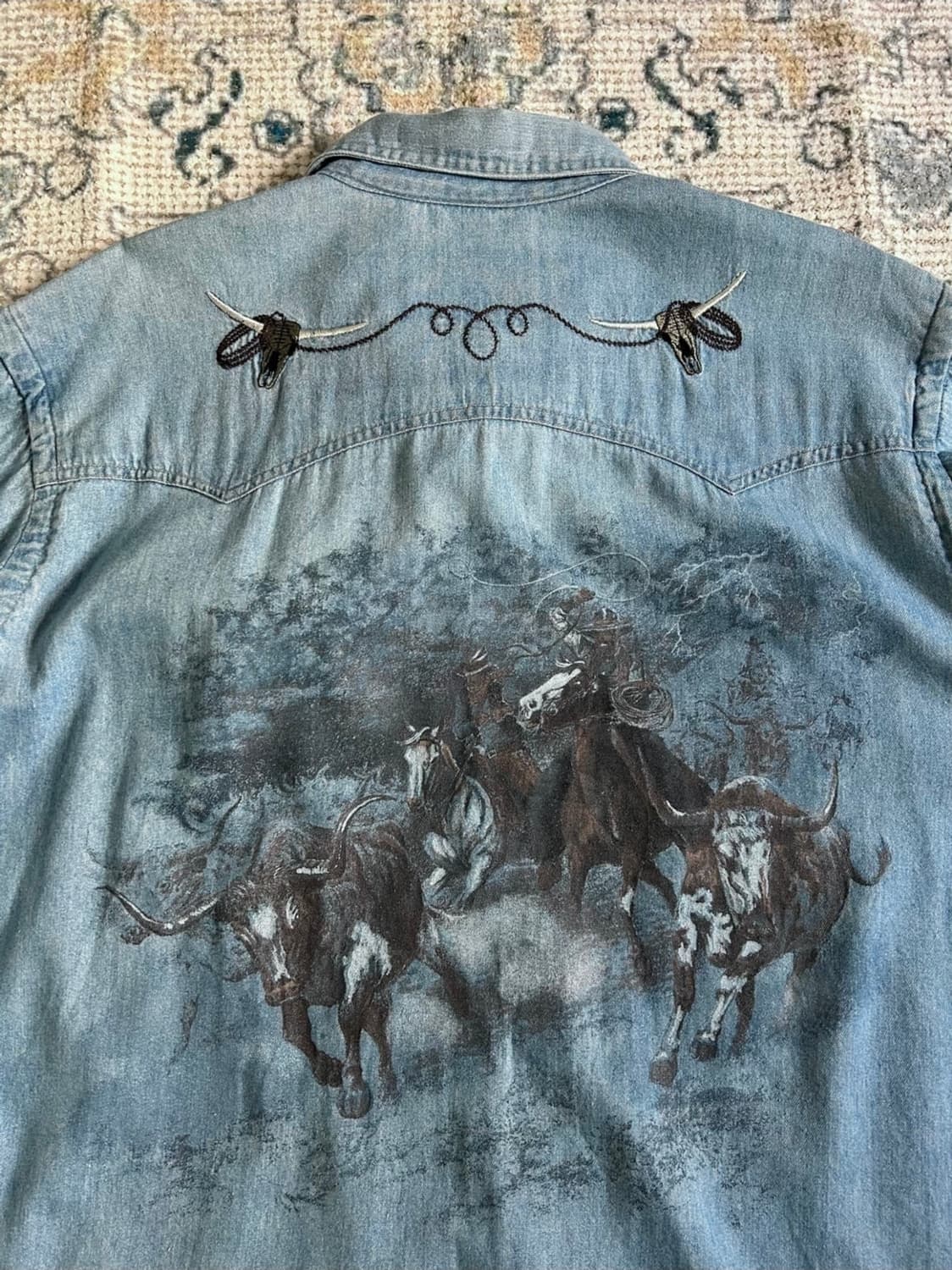 American Vintage
90's western denim shir 상품이미지3