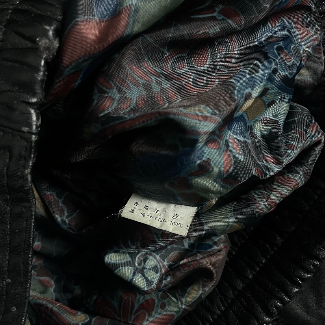 빈티지 램스킨 가죽 레더 봄버 자켓y 3566 상품이미지6