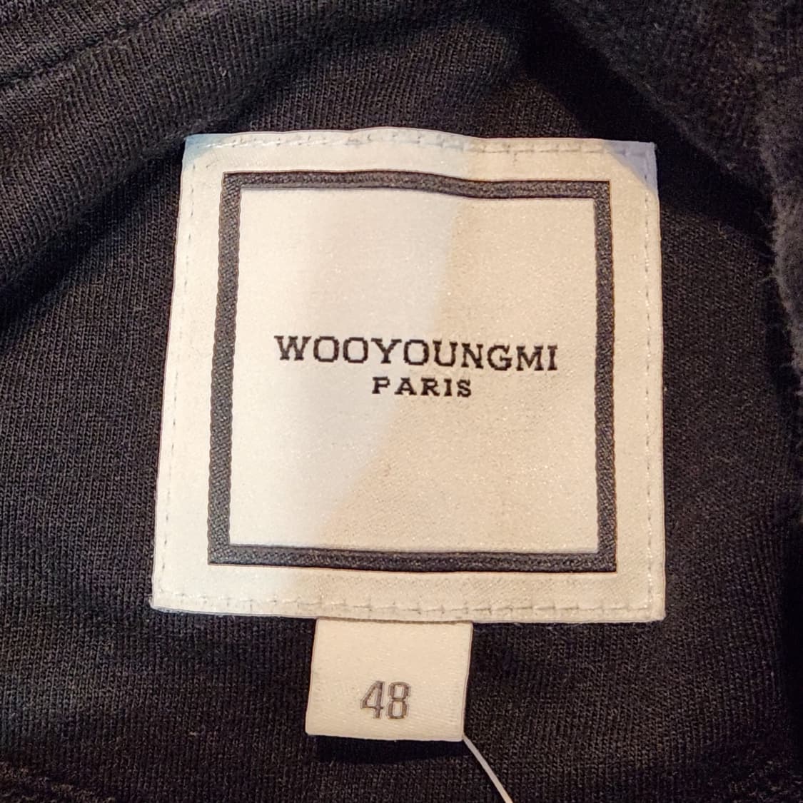 우영미 프린팅 후드티 블랙 (48size) 상품이미지3