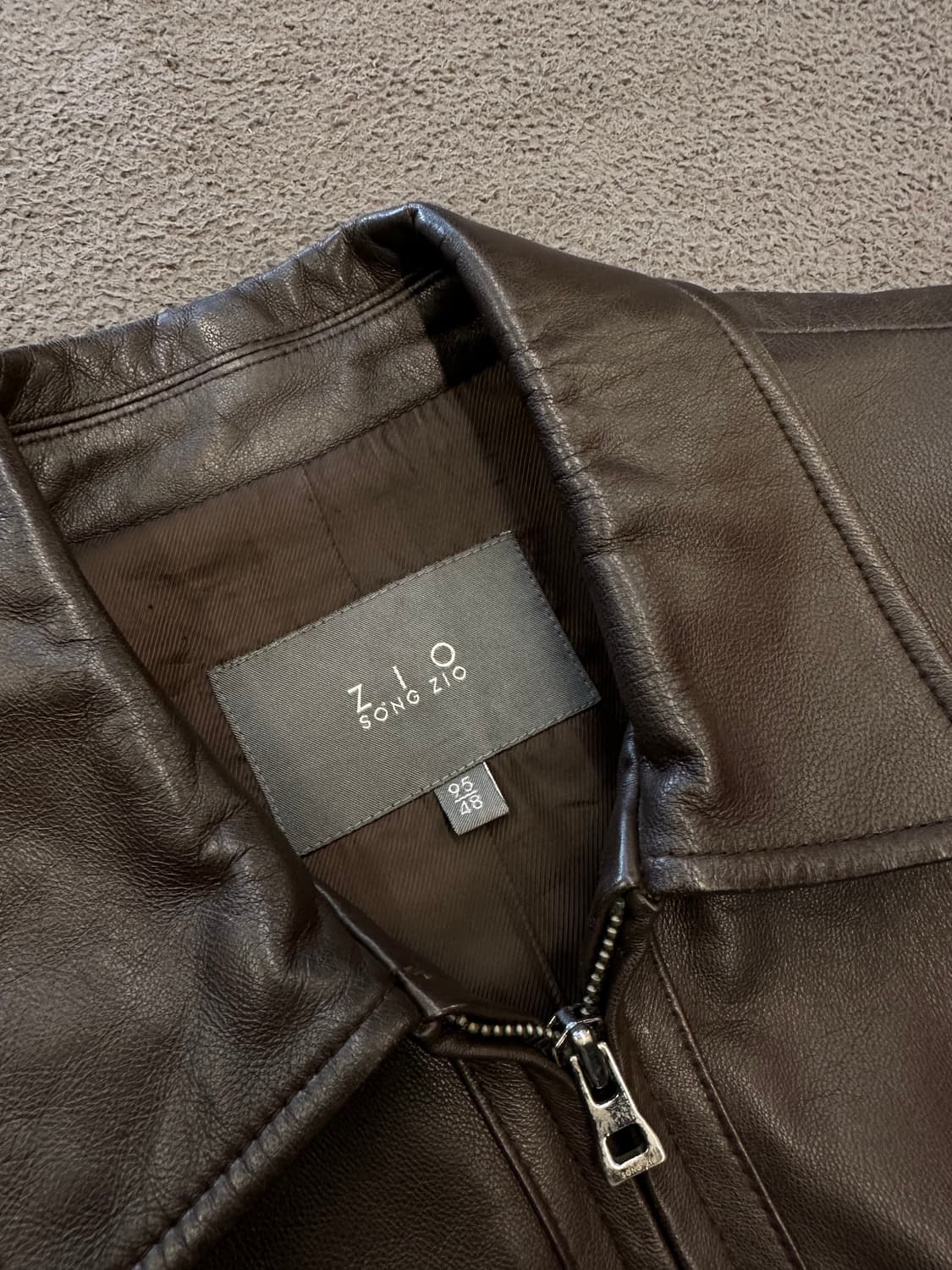 송지오 양가죽 자켓 처분  상품이미지3