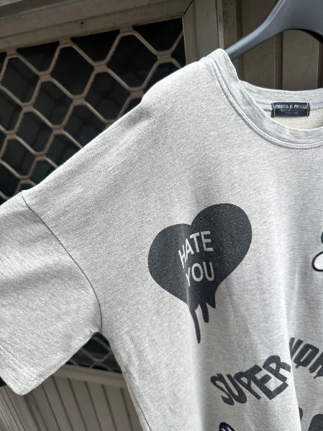 NONE vintage Mickey Mouse gray tee  상품이미지5