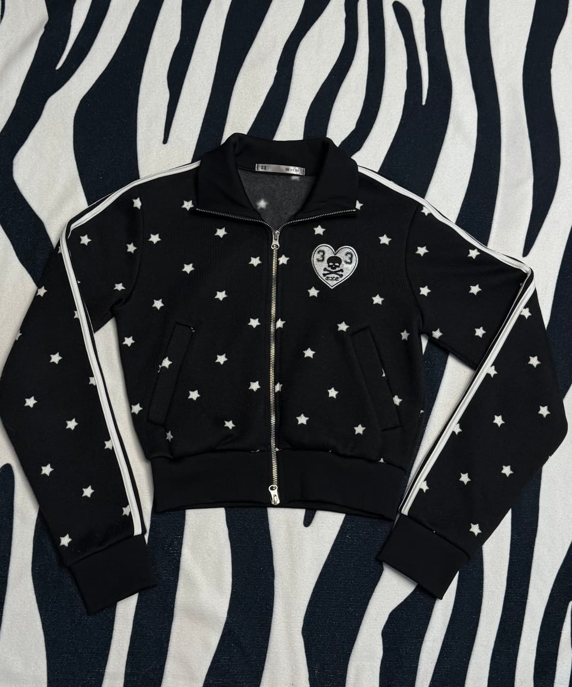 셋업이엑스이 스타 집업 블랙 상품이미지1